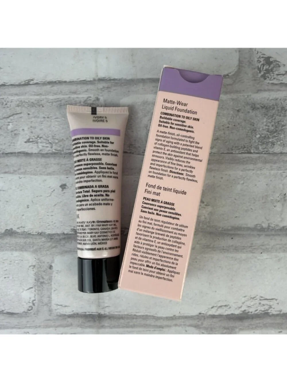 Mary Kay Timewise Matte Wear Liquid Foundation Ivory 5 038754 NOS